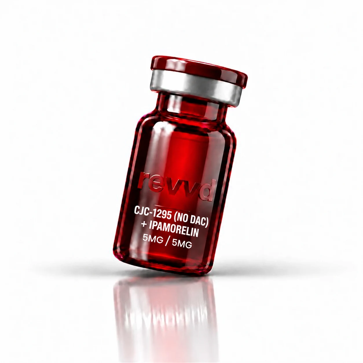 CJC-1295 No DAC and Ipamorelin 5MG plus 5MG peptide vial