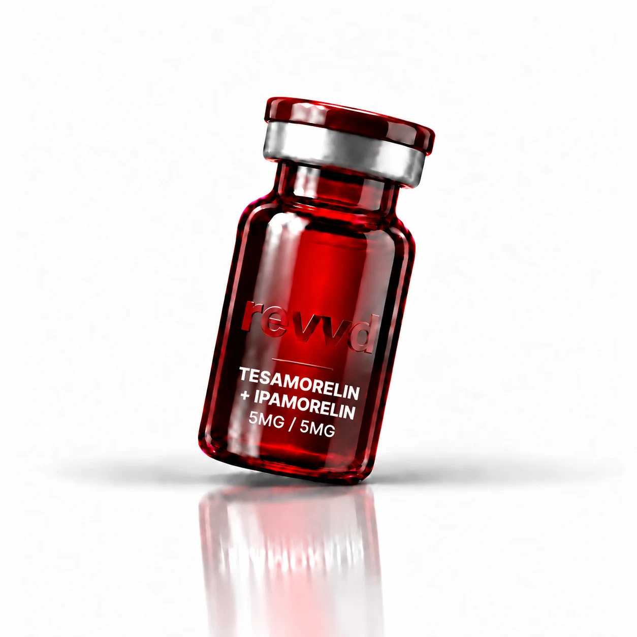 Tesamorelin and Ipamorelin 5MG plus 5MG peptide vial